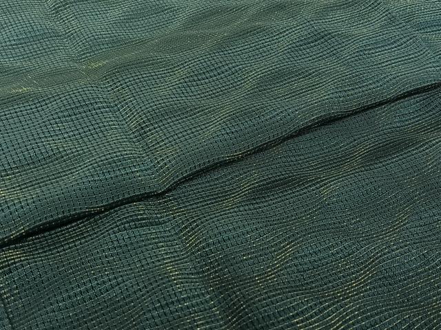 平和屋着物▽道中着 スリーシーズン 春夏秋 塵除け 霞文 暈し染め 金通し地 正絹 逸品 AABD9468jh