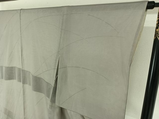 平和屋着物▽訪問着 無双 紗袷 紗×絽 芝文 暈し染め ゑり善扱い 正絹 逸品 AABD9474jh