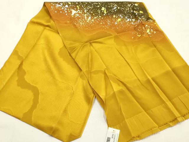 平和屋着物●和装小物 帯締め・帯揚げ・伊達衿セット 道長文様 金糸 金銀彩 撚り房 さが美扱い 逸品 未使用 AABD9784ay