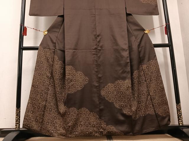 平和屋着物●訪問着 雲取り吉祥花文 金彩 正絹 逸品 AABD9854ph