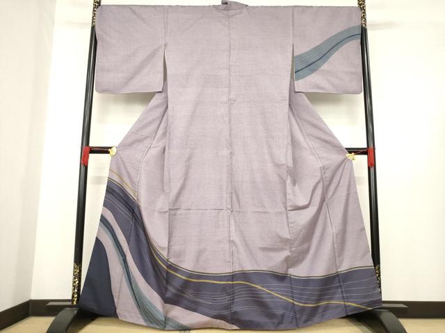 D408 訪問着　燕絣　紬　正絹　着　袷　しつけ糸付き未使用極美品 2025年最新】紬訪問着の人気アイテム - メルカリ