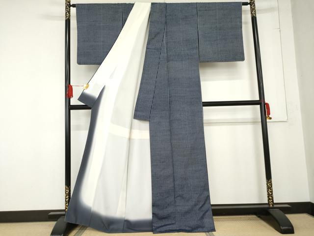 平和屋着物●日本工芸会正会員 甲木恵都子 甲木工房 紬 熊野 たとう紙付き 正絹 逸品 AABE0034cs