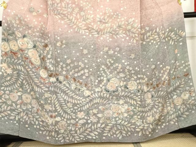 平和屋着物●訪問着 作家物 辻が花 暈し染め 正絹 逸品 AABE0165cs
