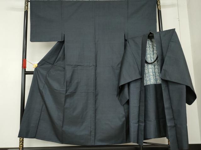 平和屋着物●男性 本場大島紬 アンサンブル 100亀甲 総詰め 正絹 逸品 AABE0192cs