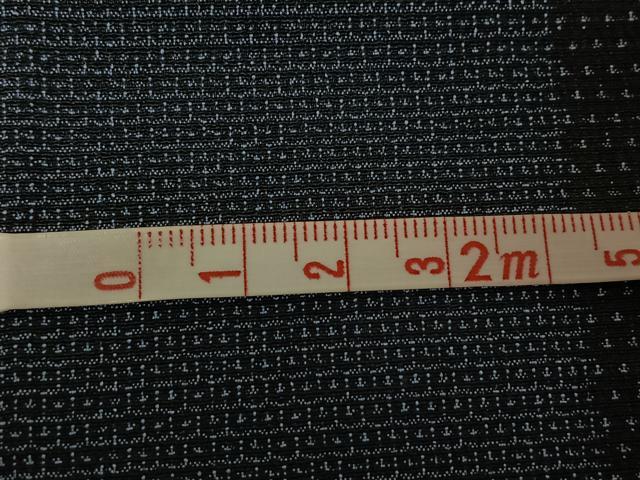 平和屋着物▽本塩沢 単衣 150亀甲 短冊文 正絹 逸品 AABE0235jh