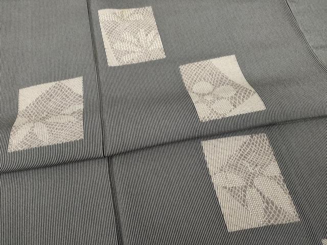 平和屋着物●訪問着 色紙花文 正絹 逸品 AABE0297ck