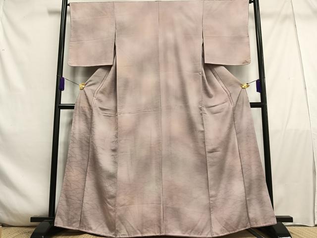 平和屋着物■上質な小紋 立波地紋 暈し染め 正絹 逸品 未使用 AABE0518oa