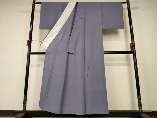 平和屋着物*夏物 色無地 絽 藤色 正絹 逸品 AABE0628jd
