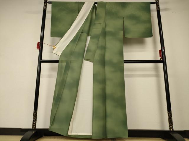平和屋着物*夏物 小紋 絽 霞文 正絹 逸品 AABE0636jd