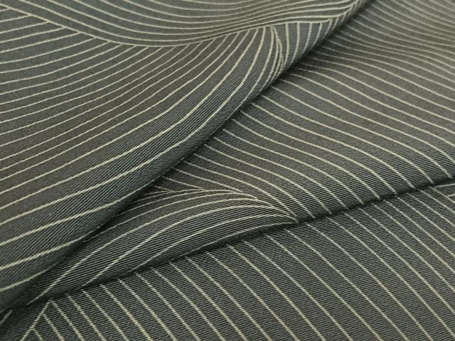 平和屋着物▽上質な小紋 単衣 流水文 正絹 逸品 AABE0716jh