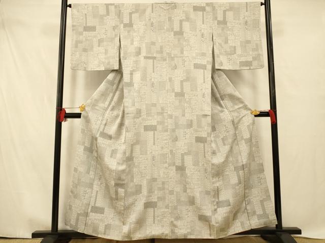 平和屋着物○白鷹お召 蚊絣 正絹 逸品 CABA1440gh 平和屋着物□上質