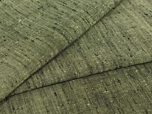 平和屋着物▽上質な紬 単衣 霞文 正絹 逸品 AABE1164jh
