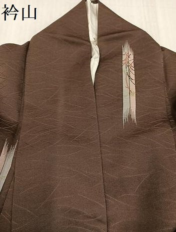 平和屋着物●上質な小紋 草花文 正絹 逸品 AABE1221ph