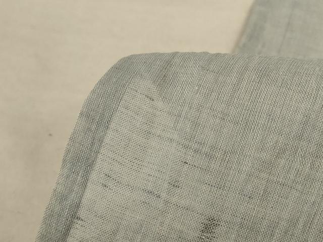 平和屋着物*夏物 本場小千谷ちぢみ 草花文 麻 逸品 AABL9377cs