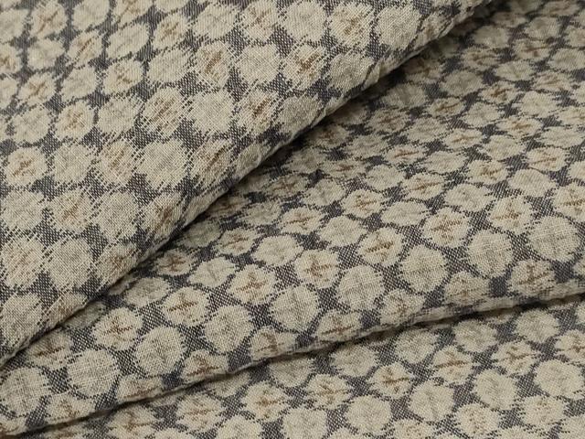 平和屋着物*夏物 本場小千谷ちぢみ 鹿の子文様 麻 逸品 AABE1300jd