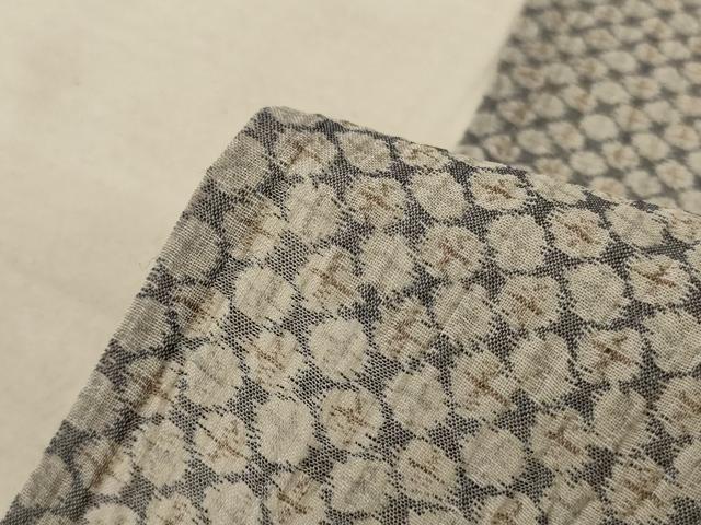 平和屋着物*夏物 本場小千谷ちぢみ 鹿の子文様 麻 逸品 AABE1300jd