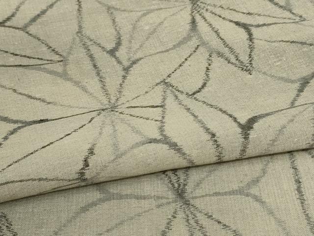 平和屋着物*夏物 紗紬 麻の葉文様 正絹 逸品 AABE1303jd