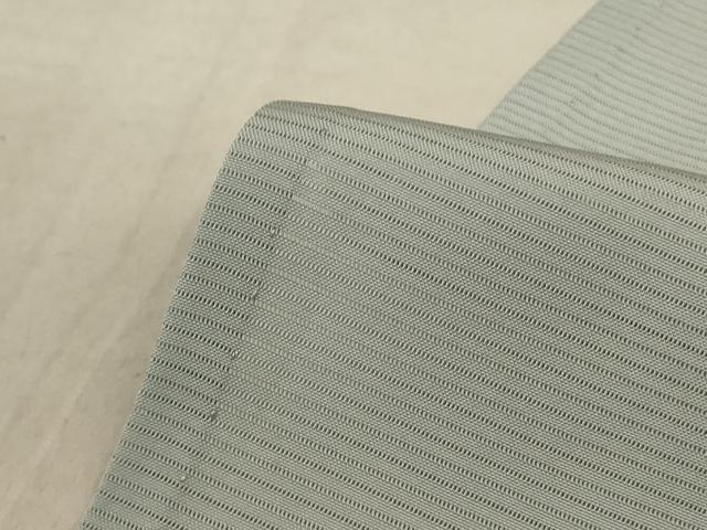 平和屋着物*夏物 色無地 絽 柳鼠色 正絹 逸品 AABE1319jd
