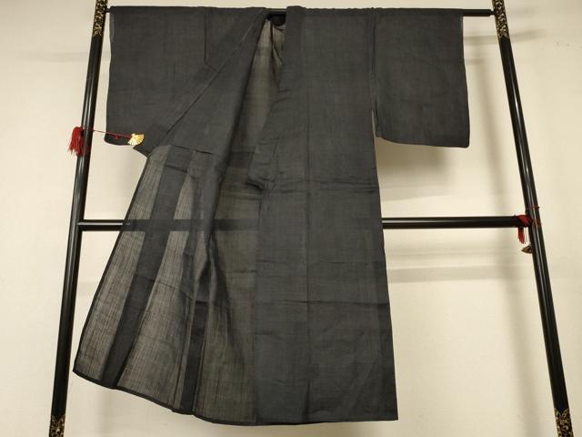 平和屋着物*夏物 重要無形文化財 本場宮古上布 男性 80亀甲 総詰め 苧麻 逸品 AABE1366jd
