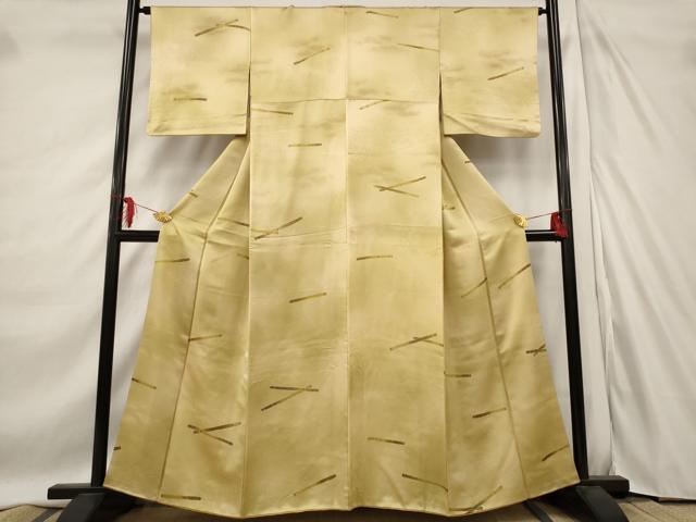 平和屋着物■上質な小紋 横笛 暈し染め 正絹 逸品 AABE1404st