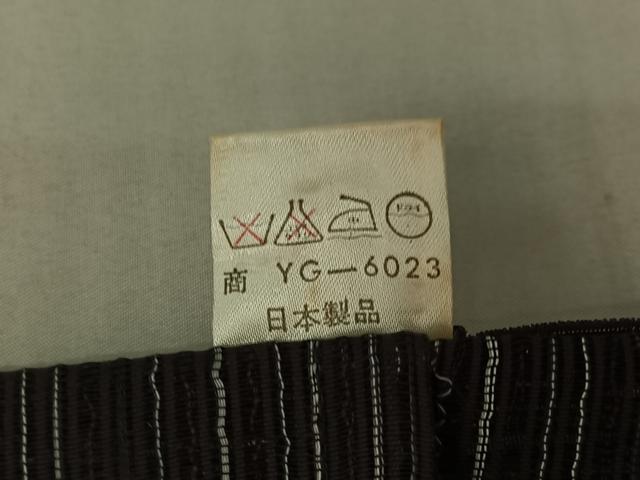 平和屋着物▽道中着 スリーシーズン 春夏秋 塵除け 紗 縞 正絹 逸品 AABE1580jh