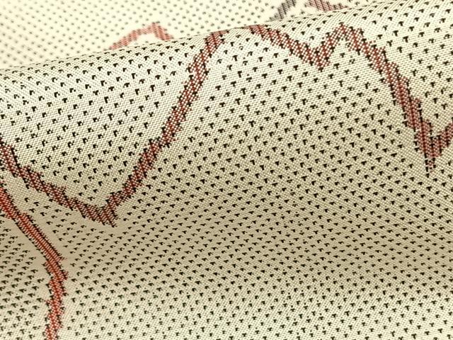平和屋着物●本場大島紬 カタス7マルキ 総絣 舞花文 正絹 逸品 AABE1734fy