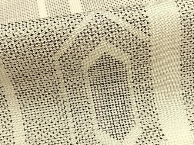平和屋着物●本場大島紬 一元絣 亀甲文 正絹 逸品 AABE1801fy