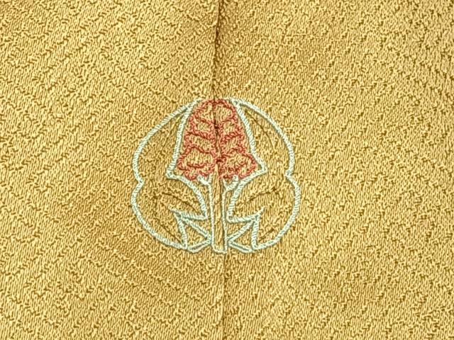 平和屋着物●訪問着 草花文 金彩 正絹 逸品 AABE1897fy