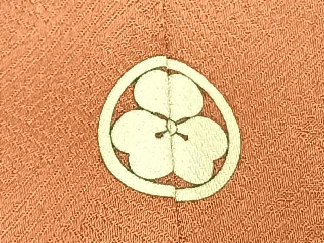 平和屋着物●豪華色留袖 友禅 作家物 刺繍 草花文 金糸 金彩 正絹 逸品 AABE1953fy