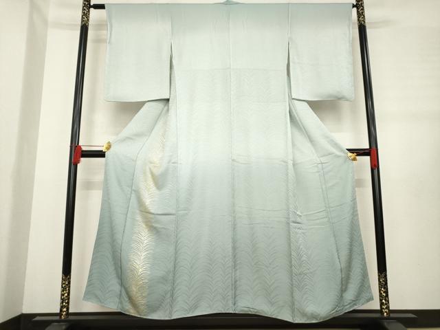 平和屋着物●皇室献上作家 北出与三郎 訪問着 大王松 金彩 反端付き 正絹 逸品 AABE2014ck