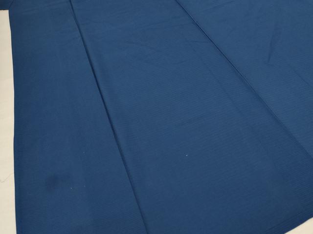 平和屋着物*夏物 色無地 絽 青藍色 正絹 逸品 AABE2637jd