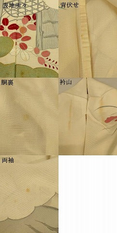 平和屋着物*夏物 振袖 絽 風景文 金彩 正絹 逸品 AABE2699jd