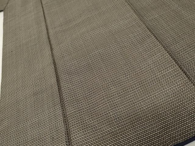 平和屋着物●男性 紬 アンサンブル 横段文 正絹 逸品 AABE2760cs