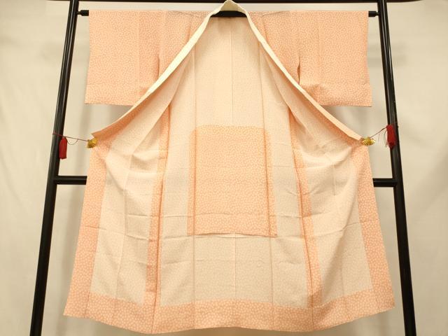 平和屋着物■長襦袢 無双仕立て 舞花文 正絹 逸品 AABE3726fw