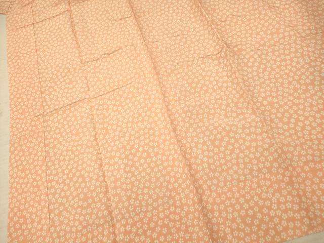 平和屋着物■長襦袢 無双仕立て 舞花文 正絹 逸品 AABE3726fw