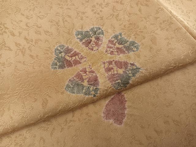 平和屋着物●訪問着 絞り 舞花文 正絹 逸品 AABE3958ph