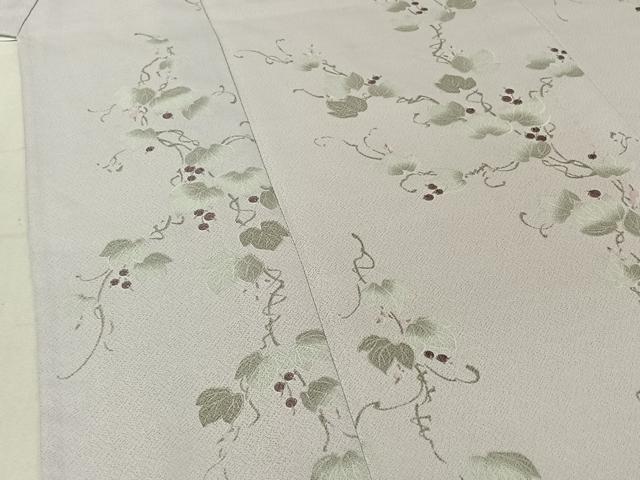 平和屋着物▽小紋 単衣 南天文 洗える着物 AABI8153cs