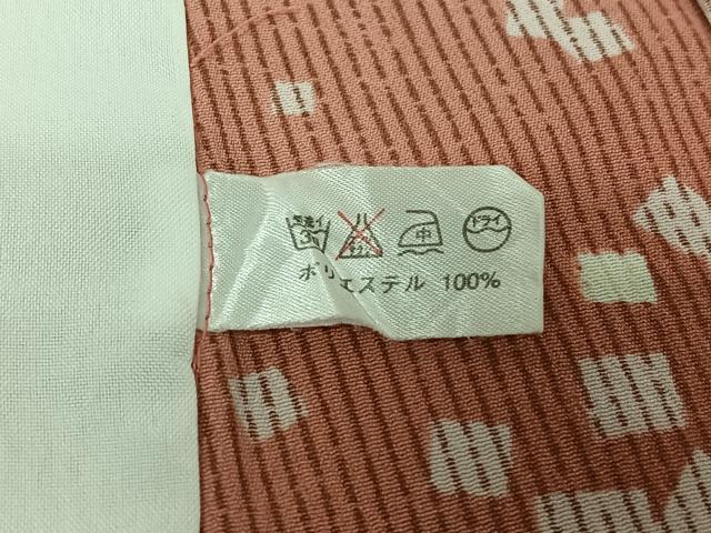 平和屋着物▽小紋 単衣 箔散らし文様 洗える着物 AABE4038jh