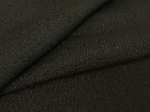 平和屋着物▽羽織 スリーシーズン 春夏秋 塵除け よろけ縞 暗黒色 正絹 逸品 AABE4106jh