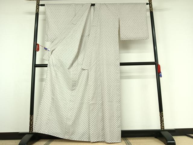 平和屋着物▽小紋 単衣 蜻蛉 洗える着物 AABE4278jh