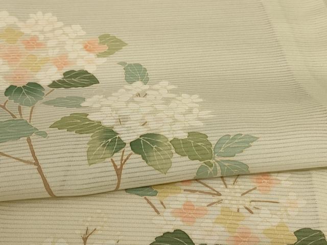 平和屋着物*夏物 訪問着 絽 草花文 正絹 逸品 AABE4399jd