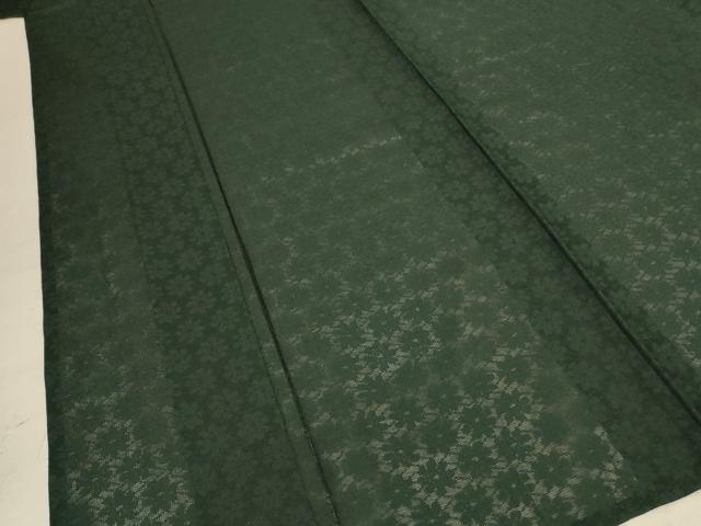 平和屋着物*夏物 色無地 紗 鉄色 正絹 逸品 AABE4712jd