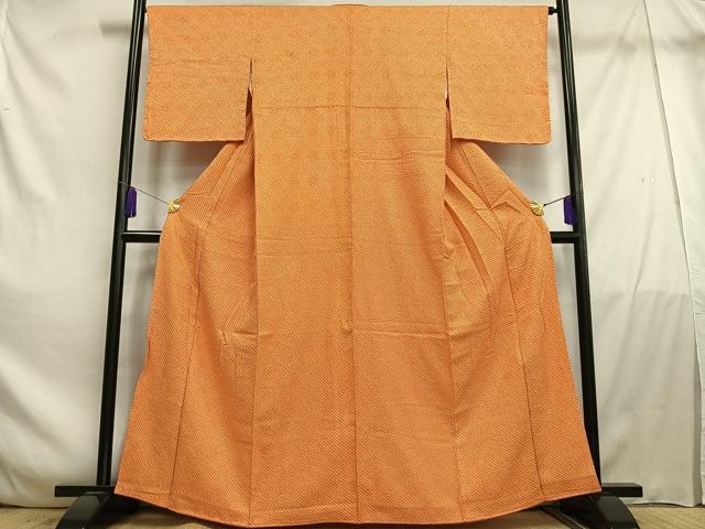 平和屋着物■上質な小紋 総絞り 鹿の子 正絹 逸品 AABE5071oa