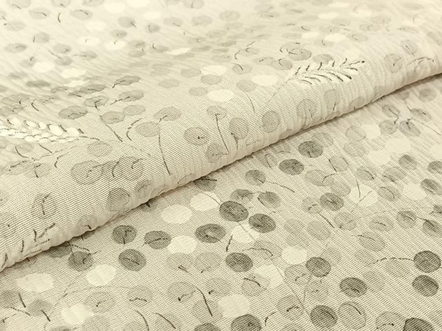 平和屋着物▽訪問着 単衣 手描き 草花文 やまと誂製 正絹 逸品 AABE5188jh