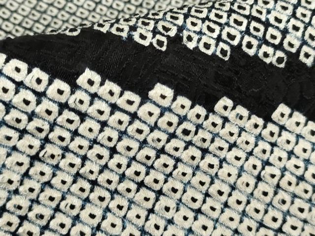 平和屋着物●訪問着 作家物 総絞り 丸文 正絹 逸品 AABE5299cs