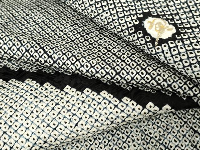 平和屋着物●訪問着 作家物 総絞り 丸文 正絹 逸品 AABE5299cs