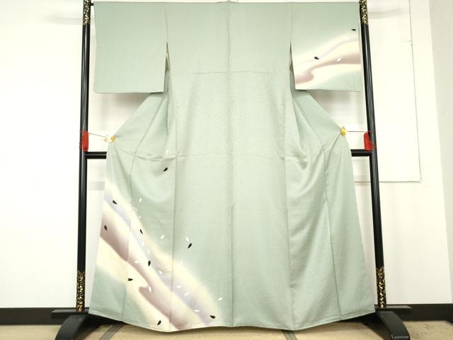 平和屋着物●訪問着　舞花文　暈し染め　正絹　逸品　未使用　AABE5306cs 平和屋着物○訪問着 舞花文 暈し染め 正絹 逸品 未使用 AABE5306cs