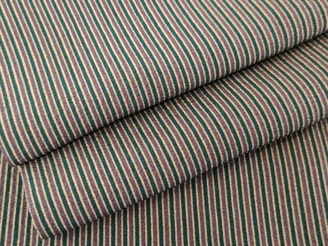 平和屋着物●上質な小紋 縞 正絹 逸品 AABE5330cs