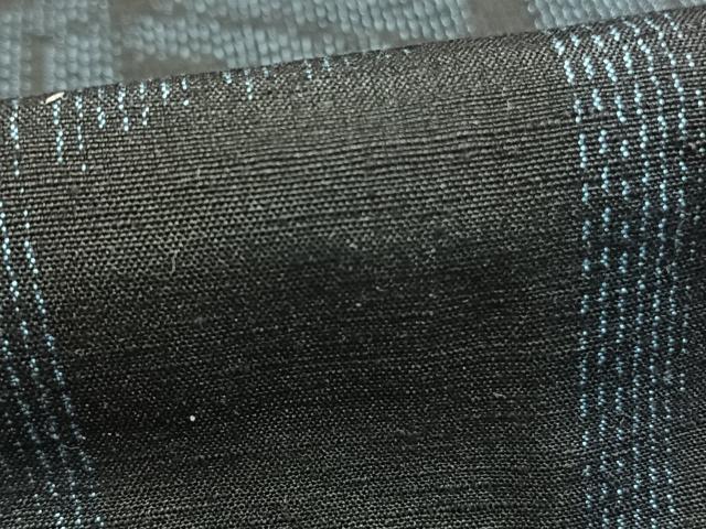 平和屋着物●結城紬 幾何学文様 正絹 逸品 未使用 AABE5508fy