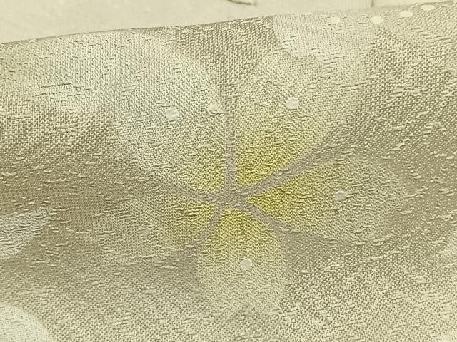 平和屋着物▽訪問着 単衣 舞花文 暈し染め 金彩 正絹 逸品 AABE5700fy
